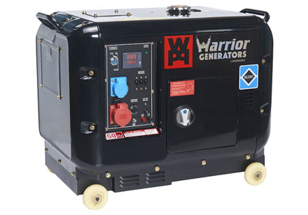 spons liefdadigheid Voorouder Champion Power Equipment - Warrior 6Kva Stille Diesel Generator 3 Fase